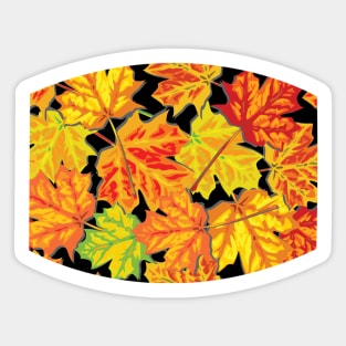 Fall Autumn Leaves Sticker
